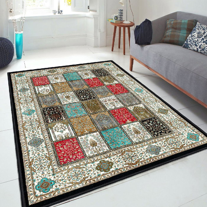 Conceptum Els1831 Alfombra de Terciopelo Multicolor 80 x 120 cm Conceptum Els1831 Alfombra de Terciopelo Multicolor 80 x 120 cm